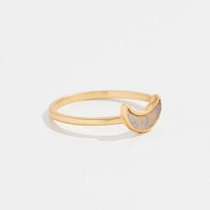 Madewell Crescent Moon Ring  Size 7